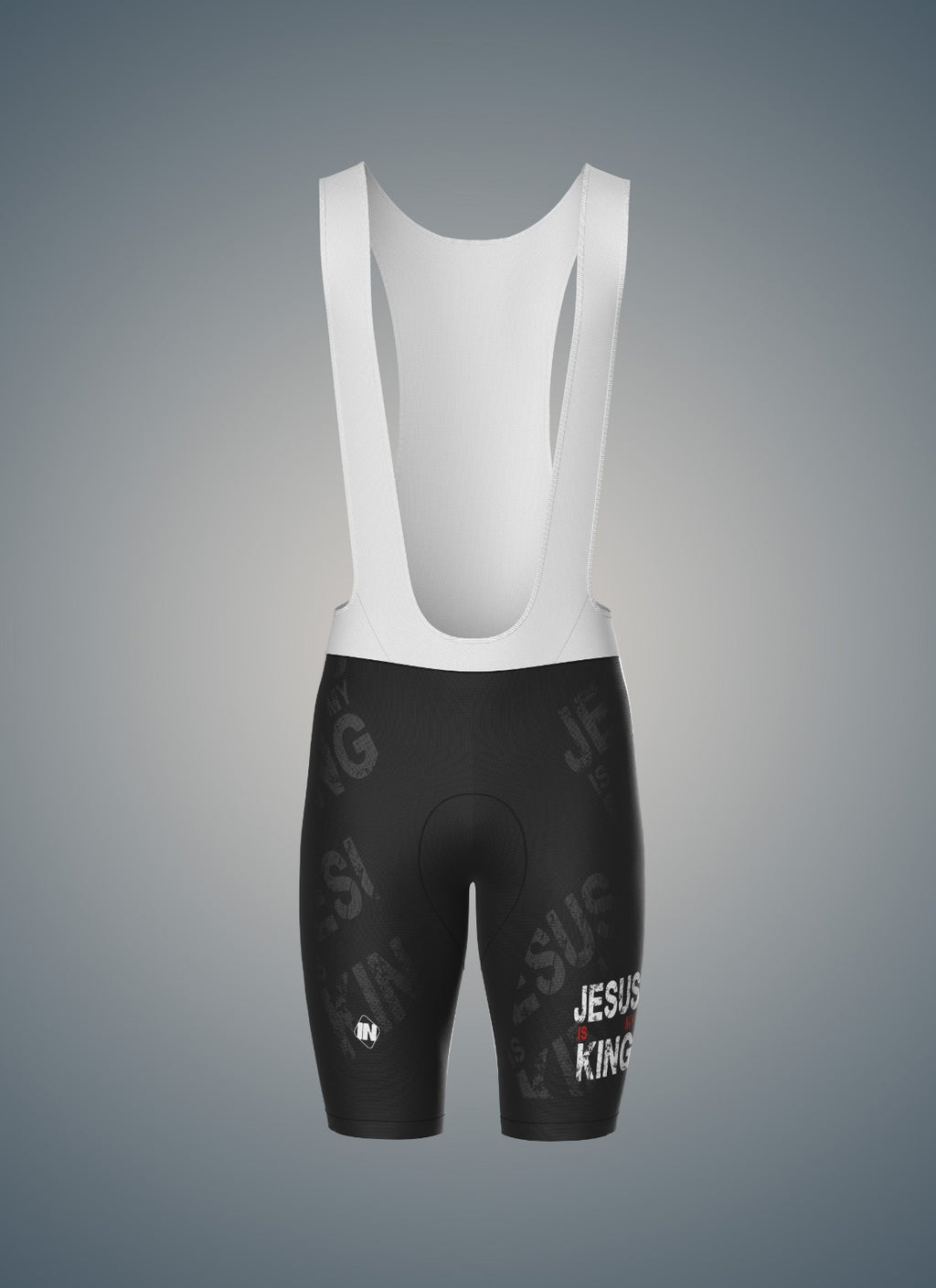 JESUS IS MY KING - Empire Bib Shorts - Gel Pad 4-6 Hours