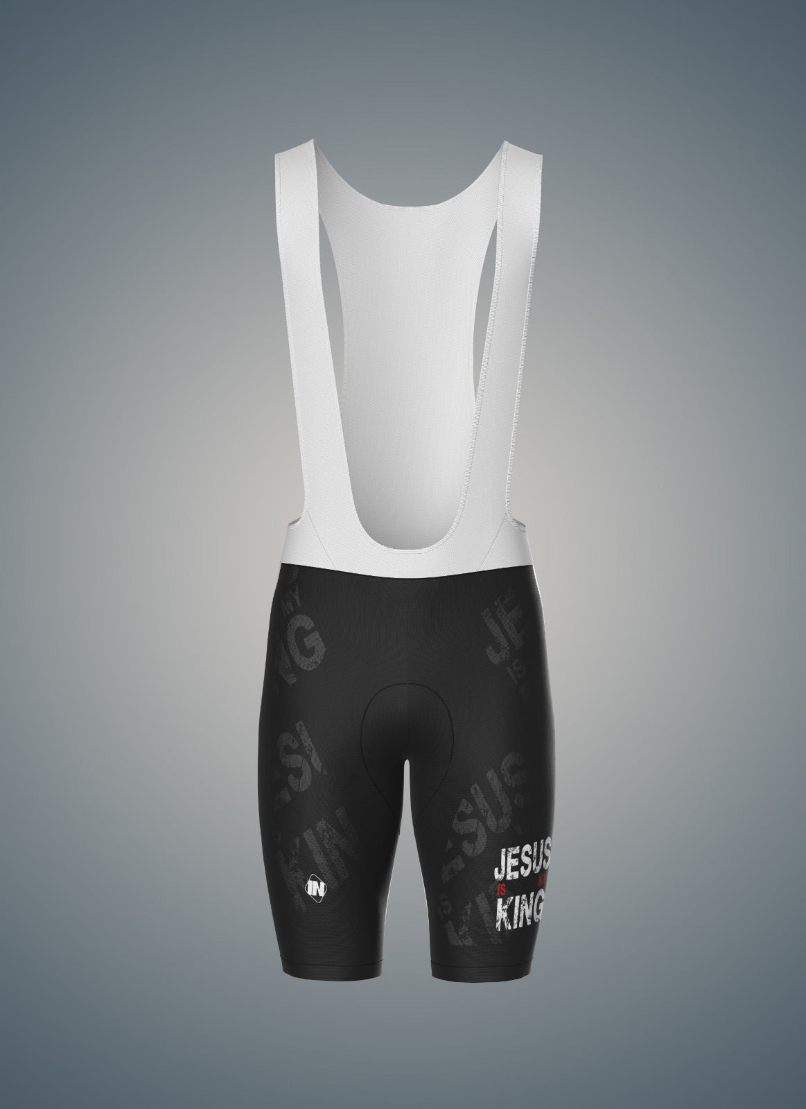 JESUS IS MY KING - Empire Bib Shorts - Gel Pad 4-6 Hours